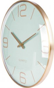 Orion Zegar ścienny złoty miętowy 30 cm 6
