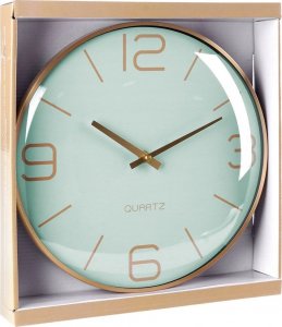 Orion Zegar ścienny złoty miętowy 30 cm 7