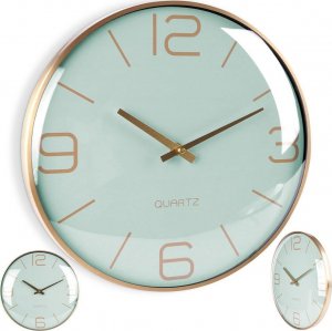 Orion Zegar ścienny złoty miętowy 30 cm 10