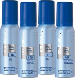 Goldwell Color Styling Mousse koloryzująca pianka do włosów 75 ml 5N jasny naturalny brąz 2