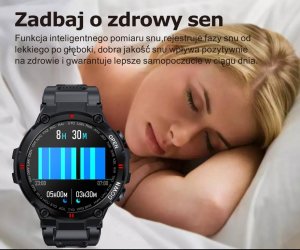 Smartwatch Gravity GT7-5 Czerwony  (GT7-5) 4