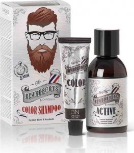 Beardburys Beardburys szampon koloryzujący do włosów 3N- ciemny brąz 1