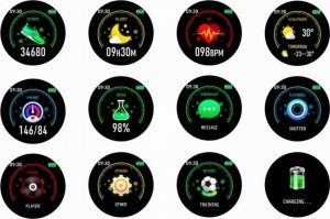 Smartwatch G.Rossi SMARTWATCH MĘSKI ZEGAREK SPORTOWY POMIARY 8