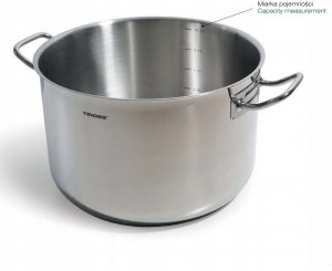 Tiross GARNEK Stalowy z POKRYWKĄ 10,8L 28cm Indukcja 2471 3