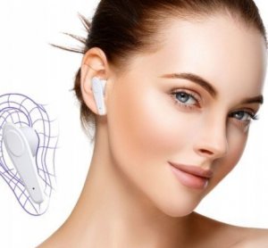 Słuchawki Dexxer Słuchawki bezprzewodowe dokanałowe TWS X19 5