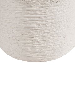 Beliani Doniczka 26 x 26 x 25 cm beżowa SAMOS 6