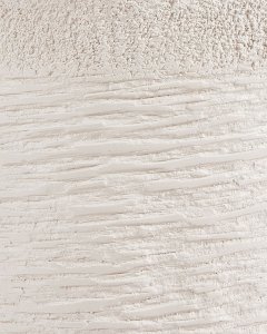 Beliani Doniczka 26 x 26 x 25 cm beżowa SAMOS 7