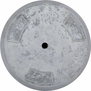 Beliani Doniczka 26 x 26 x 25 cm szara SAMOS 4