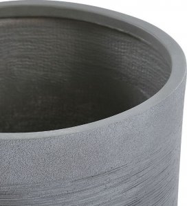 Beliani Doniczka 42 x 42 x 41 cm szara SAMOS 3