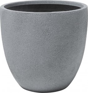 Beliani Doniczka 55 x 55 x 53 cm szara KANNIA 2