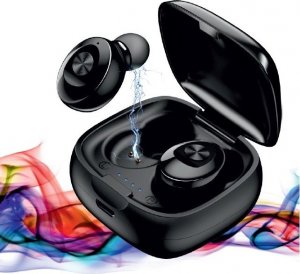 Słuchawki Manta Słuchawki bezprzewodowe dokanałowe TWS Manta MTWS001 Powerbank 2