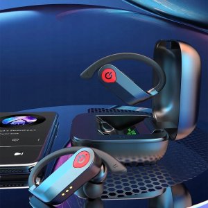 Słuchawki TWS SŁUCHAWKI BEZPRZEWODOWE DOUSZNE GAMINGOWE SPORTOWE 3