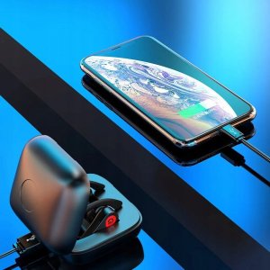 Słuchawki TWS SŁUCHAWKI BEZPRZEWODOWE DOUSZNE GAMINGOWE SPORTOWE 4