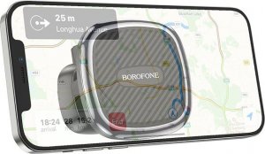 BOROFONE UCHWYT SAMOCHODOWY BH67 MAGNETYCZNY NA KRATKĘ CZARNY 3