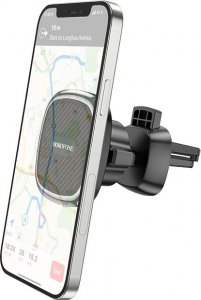 BOROFONE UCHWYT SAMOCHODOWY BH67 MAGNETYCZNY NA KRATKĘ CZARNY 4