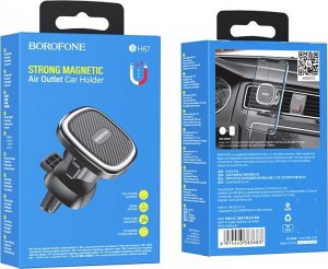 BOROFONE UCHWYT SAMOCHODOWY BH67 MAGNETYCZNY NA KRATKĘ CZARNY 10