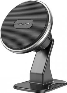 BOROFONE UCHWYT SAMOCHODOWY BH63 GRACEFUL MAGNETYCZNY PRZYKLEJANY CZARNY 4