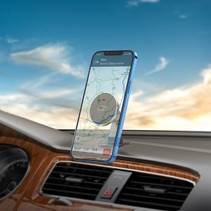 BOROFONE UCHWYT SAMOCHODOWY BH63 GRACEFUL MAGNETYCZNY PRZYKLEJANY CZARNY 8