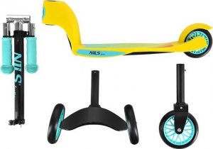 Hulajnoga NILS Fun HLB202 Żółty (16-51-071) 2