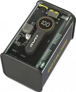 Powerbank Awei AWEI PowerBank P180K 20000mAh 22.5W czarny/black USB/PD + wyświetlacz 1