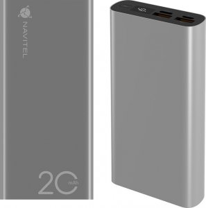 Powerbank Navitel PWR20 AL 20000mAh Srebrny 3