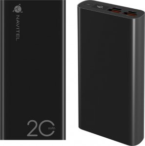 Powerbank Navitel PWR20 AL 20000mAh Czarny 3