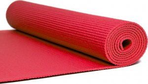 Sportech Mata Yoga PVC 173x61x0,4 cm S825740 czerwona 1