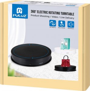 Puluz Obrotowa podstawka do zdjęć Puluz 30 cm (czarna) 2