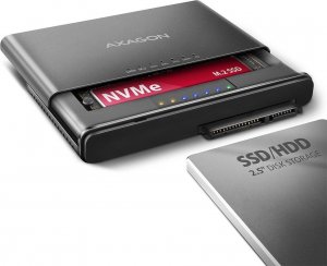 Kieszeń Axagon ADSA-CC USB-C 10Gbps NVMe M.2 2.5/3.5 SSD&HDD Clone Master 2 2
