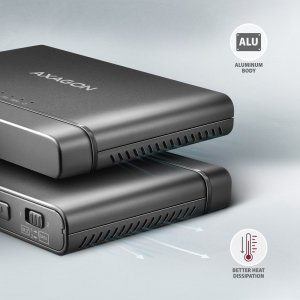 Kieszeń Axagon ADSA-CC USB-C 10Gbps NVMe M.2 2.5/3.5 SSD&HDD Clone Master 2 5