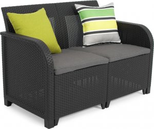 Keter Zestaw mebli ogrodowych Rosaliee Grafit 7