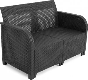 Keter Zestaw mebli ogrodowych Rosaliee Grafit 9