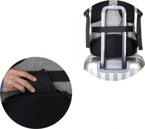 Plecak Matein podróżny miejski na laptopa 17,3, kolor szary, 48x35x20 cm 6