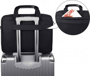 Torba Matein na laptopa 17,3 dwukomorowa, kolor czarny, 47x33x14 cm 6