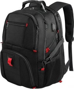 Plecak Matein podróżny z przegrodą na laptopa 17,3, kolor czarny, 49x38x26 cm 1