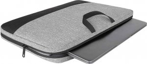 Torba Matein Na laptopa 15,6 SLIM jednokomorowa, kolor szary, 40x28x5 cm 2