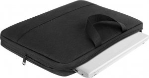 Torba Matein na laptopa 15,6 SLIM jednokomorowa, kolor czarny, 40x28x5 cm 2