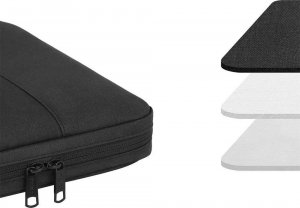 Torba Matein na laptopa 15,6 SLIM jednokomorowa, kolor czarny, 40x28x5 cm 4