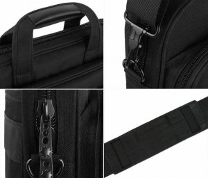 Torba Matein na laptopa 15,6 jednokomorowa, kolor czarny, 39x29x6,5 cm 5