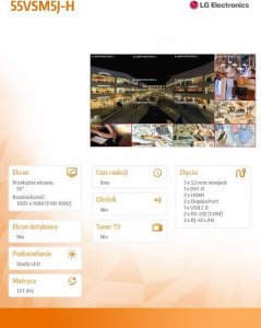 Monitor LG 55VSM5J-H 12