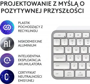 Klawiatura Logitech MX Keys S Grey US (920-011588) 5