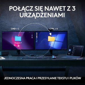 Klawiatura + mysz Logitech MX Keys S Combo Graphite (920-011614) 11