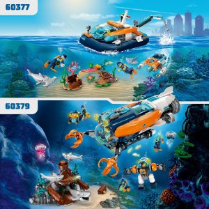 LEGO City Łódź podwodna badacza dna morskiego (60379) 2