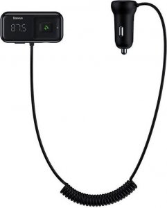 Transmiter FM Baseus Bluetooth MP3 S-16 czarny 2