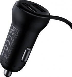 Transmiter FM Baseus Bluetooth MP3 S-16 czarny 5