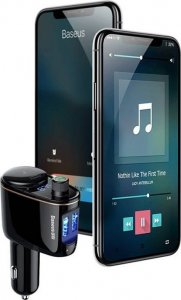 Transmiter FM Baseus Transmiter samochodowy Baseus bluetooth MP3 S-06 (czarny) 6