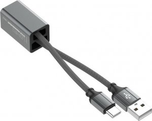 Kabel USB LDNIO USB-A - USB-C 0.25 m Szary (LC98 type c) 1
