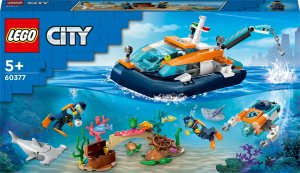 LEGO City Łódź do nurkowania badacza (60377) 1