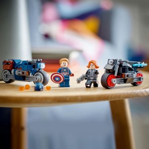 LEGO Marvel Motocykle Czarnej Wdowy i Kapitana Ameryki (76260) 7