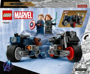LEGO Marvel Motocykle Czarnej Wdowy i Kapitana Ameryki (76260) 9